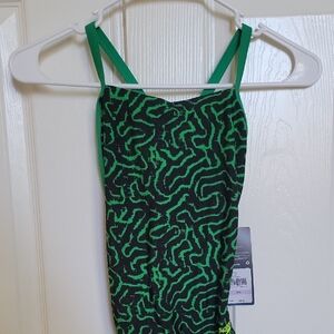 Speedo Green One Piece Swimsuit